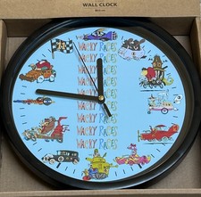 Kinder Wanduhr, WACKY RACES inspiriert Wanduhr leise nicht tickend bunt. Wall Clock price