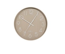 Neue matte Wanduhr, verleiht Ihrem Wohnraum einen Hauch von Modernität - Taupe. Wall Clock price