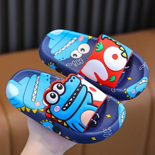 Cartoon Dinosaurier Kinder Hausschuhe Junge Mädchen Casual Schuhe Flache Strand Mädchen-Casual Schuhe price