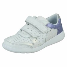 Clarks Mädchen Casual Trainer Klett Leder & Synthetik Scape Shell Mädchen-Casual Schuhe price