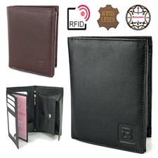 Geldbörse RFID Herren Echt Leder Portemonnaie Hoch Format Geldbeutel Brieftasche Herren-Geldbörse price
