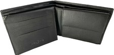 Herren Geld Börse echtes Leder Portemonnaie Beutel Brieftasche schwarz Schein Herren-Geldbörse price