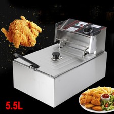 Gastronomie Gastro Fettbackgerät Friteuse Fritteuse Fritöse+Frittierkorb 5.5L Industrial Küche Equipment price