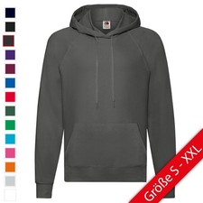 Fruit of the Loom Lightweight Hooded Sweat Herren Sweatshirt S-XXL NEU Herren-Sweatshirt price