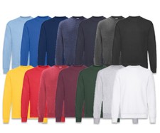 FRUIT OF THE LOOM SWEATSHIRT PULLOVER M L XL XXL SCHWERE QUALITÄT SET-IN SWEAT Herren-Sweatshirt price