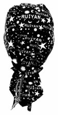 Bandana Cap Bikertuch Kopftuch Mond + Sterne, Bandana Headscarf moon stars Headscarf price