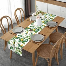 Küchentisch Passionsfrucht Stil 33 x 183 cm Polyester grün Wohndeko Dining & Küche Table price