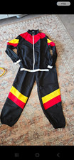 Maaskantje Herren Tracksuit 2-teilig Jacke & Hose Schwarz/Rot/Gelb L/XL Herren-Tracksuit price