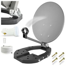 Camping Satelliten Spiegel Schüssel Antenne SAT Anlage Klapparm Single LNB Kabel Satellite Receiver Zubehör price
