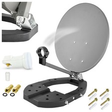 Camping Satelliten Spiegel Schüssel Antenne Mini SAT Anlage Klapparm Single LNB Satellite Receiver Zubehör price
