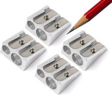 Metall Bleistiftspitzer 2 Loch Anspitzer für bis zu 8,8 mm Größe Bleistifte Pencil Sharpener price