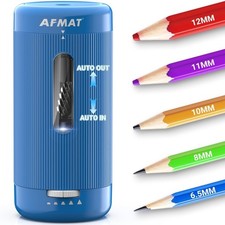 AFMAT PSC3 Elektrischer Bleistiftspitzer Automatischer Vorschub 6,5-12 mm Himmelblau Pencil Sharpener price