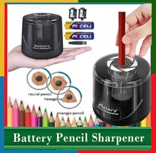 Batteriebetriebener Bleistiftspitzer Automatischer Anspitzer für Rund, Sechskant, Dreieck Pencil Sharpener price
