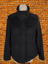 GAP SMALL DAMEN SCHWARZ WOLLE WARM WINTER REISSVERSCHLUSS ELEGANT CROPPED MANTEL JACKE Damen-Overcoat price