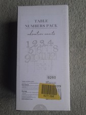 Sainsbury's Tischnummern Paket 12 Schilder Hochzeit, Party, Konferenz Conference Table price