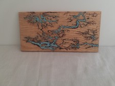 Handgefertigte Lichtenberg fraktal gebrannte Eiche Wandbild Panel - einzigartiges Holzdekor Multi-piece / Forex Wall Art price