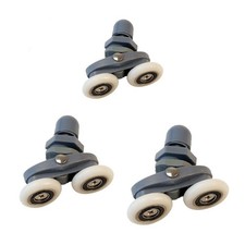4Pcs/Set Adjusting Double Swinging Pulley Wheel Shower Cabin Sliding Door Roller Shower Cabin price