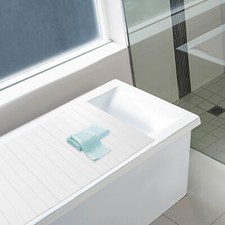 Faltbare Badewannenabdeckung Badewannenbrett Ablage Badewannenablage 170x70 cm Badewannen price