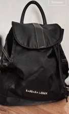 Barbara Lebek Rucksack Damen Backpack Tasche Schwarz Gut Damen-Backpack price