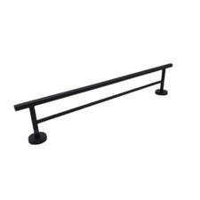 Paris Badetuchhalter Badzubehör Badezimmer Ausstattung Breite 70 cm Schwarz Stah Badezimmer-Care Zubehör price