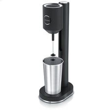 Arendo Getränkemixer 500ml Edelstahl 2 Rührstäbchen 2 Geschwindigkeiten Schwarz Mixer price