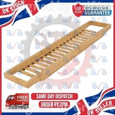 BAMBUS BADEWANNENREGAL ÜBER DEM OBEREN REGAL CADDY ORDENTLICHE AUFBEWAHRUNG SEIFENABLAGE BAD Badezimmer-Shelf price