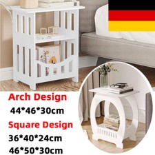2/3 Ebenen Nachttisch Beistelltisch Nachtschrank Nachtkonsolen Couchtisch Weiß Nachttisch price