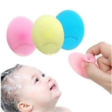 Baby Badebürste Silikon Wiege Kappe Shampoo Massagebürste Rosa Neugeborenen Pflege Weich Baby-Bath Sponge price