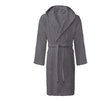 Michalsky Unisex Damen/Herren Frottiert Bademantel, % 100 Baumwolle mit Kapuze Bademantel price