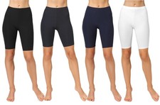 Merry Style Damen Freizeithose Leggings Elastischer Bund Kurz Synthetisch XS-4XL Leggings price