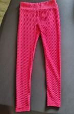 Pinkfarbene Struktur Leggings Gr S Leggings price