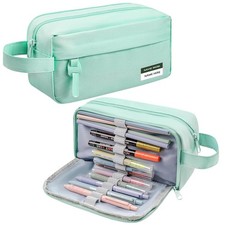 Federmäppchen 3 Fach große Kapazität Pencil Case mit Griff Mint Etui Pencil Case price