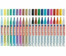 Edding creativ 751-753-8046 Glanz-Lackmarker 1-2mm vers Farben Glas Lackstift Marker Stift price