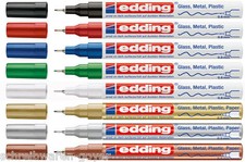 Edding 780 Lackmarker Lackmalstift Lackstift 0,8mm alle Farben wählbar Marker Stift price