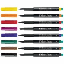 FABER CASTELL Folienstift MULTIMARK S F M wasserfest löslich [wählbar] Marker Stift price