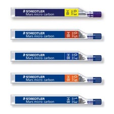 STAEDTLER Druckbleistiftmine Feinmine 0,3 0,5 0,7 0,9 1,3 [Stärke+Härte wählbar] Pencil Lead (Thin) price