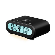 Radiowecker Wecker Radio Alarm Temperatur Timer Display schwarz Wecker & Radios price