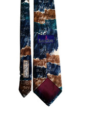 Elton John AIDS Foundation Vintage Seidenkrawatte abstrakter Text Call It The Blues Tie price