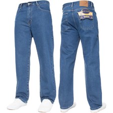 Herren Jeans Hose Denim Gerades Bein Einfach Schwer Work Pants Alle Taille Neu Herren-Jeans / Denim Hosen price