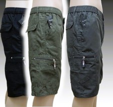 Herren Kurze #Cargo-Hose Sommerhose Bermuda-Hose #Cargo-Shorts Dehnbund K11 2259 Herren-Hosen price