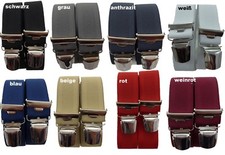 eleganter Herrenhosenträger, 35mm breit, 4 extra starke ABC-Clips, Blitzversand Herren-Hosen price