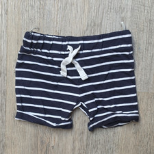 baby club Baby Shorts Gr. 80 Blau/Weiß gestreift, Baumwolle, Jersey, Zugband Baby-Shorts price