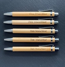 Kugelschreiber personalisiert aus Holz | Kugelschreiber mit Gravur Namen Bambus Kugelschreiber price