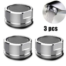 3x Messing Wasserspar Wasserhahn Hahn Belüfter Wechselfilter Mischdüse 24mm Musluklar price