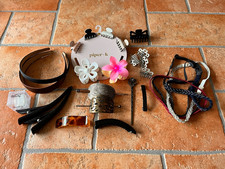Konvolut Haarzubehör / Haarschmuck, Haarklammern, Haarreifen, Bänder... 28 Teile Haarspangen, Haarreifen & Haarbänder price