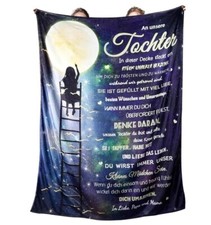 Kuscheldecke Wohndecke Flanell Fleecedecke Sofadecke Tochter Geburtstag Geschenk Sofadecke price