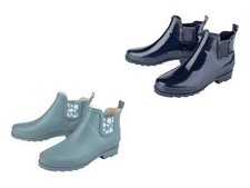 Esmara Damen Regenstiefelette Chelsea Gummi Stiefel Halbstiefel Stiefeletten NEU Damenstiefel price