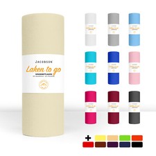 LAKEN TO GO Spannbettlaken Jersey Bettlaken Spannbetttuch Rundumgummizug NEU OVP Bettlaken price