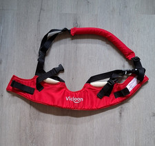 Vicloon Lauflernhilfe Laufgurt mit Sicherheitsgurt, Rot/Schwarz Lauflernhilfe price