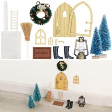 infactory DIY-Weihnachtsdeko-Set "Wichtelhaustür" für Zierleiste und Modellbau Weihnachtsdeko & Zubehör price